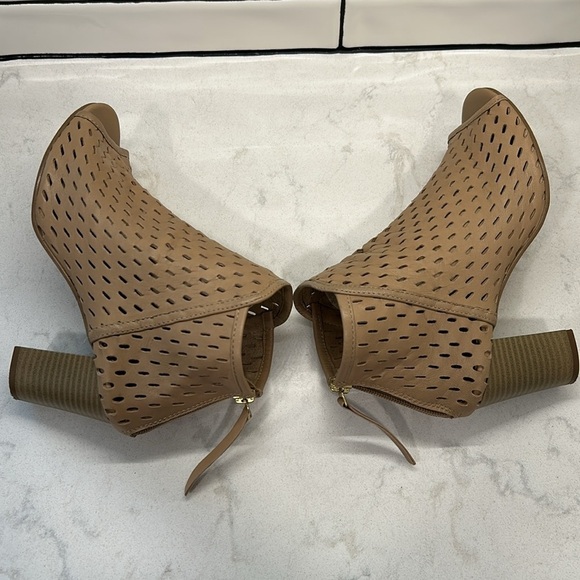 Dune London Jonah Womens Leather Open Toe Ankle Boot Sz 39 US 8 - Picture 6 of 16